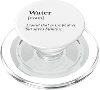 Water Health Definition Saves Lives PopSockets PopGrip for MagSafe