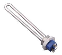 Water Heater 220V Immersion Heating Element With 1 Inch Thread Electric Tubular SUS304 500W/750W/1000W/1500W 1Pcs(Gold,750w)