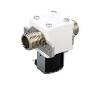 Water Heater Inlet Valve Brass Coil PC Housing Electric Solenoid Valve DC12V G1/2in 20mm Thread Durable Leak Proof for Water Heater Replacement
