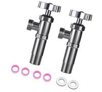 Water Heater Shutoff Valves Stainless Steel Full Port Designs Heavy Flows for Kitchen Bathroom Plumbing Systems Plumbing Valves