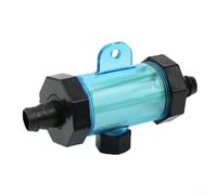 Water Hose Filter for Garden, Aquarium, Farm & Car Brake Systems - ABS Plastic with Nylon Mesh, 10mm/12mm/14mm/16mm/20mm Sizes, Transparent, 1-Piece(16MM)