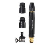 Water Hose Nozzle - Adjustable Garden Hose Nozzle, Pressure Washer Nozzles, Multi-Pattern Spray Nozzles with 3 Patterns, Cleaning Tools, Adjustable Twist Car Wash with Rear Connection
