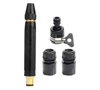 Water Hose Nozzle, Quick Connect Sprayer Head, Adjustable Stream Garden Washing Attachment, for Car Rinsing, Flower Irrigation, Patio Cleaning, Outdoor Landscaping, Handheld Alloy Equipment