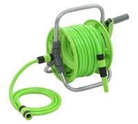 Water Hose Reel 20+2m Garden Storage Organisation Supply Equipment vidaXL