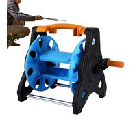 Water Hose Roll - Storage With Wheels, Long Reel For Garden Irrigation | Roll Up Support Guide The Patio Area To Promotes Environment: Outdoor
