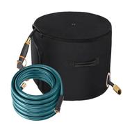 Water Hose Storage for Outside | Garden Hose Holder Oxford Storage Bag Pot | Container with Drain Holes for Outdoor Indoor Gardener Landscaper Patio Porches Garage Farm Poolside Balcony