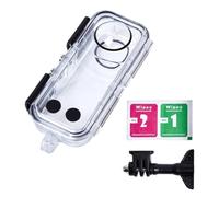 Water Housing Camera, lens, B | Clear Hard Shell, 45 M Dive Case, Sealed Gasket, Mount Base, Ready