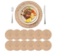 Water Hyacinth Placemats 35cm, Set of 12