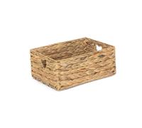 Water Hyacinth Shallow Water Hyacinth Storage Basket Red Hamper Brown S
