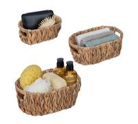 Water hyacinth storage basket Decorative Wicker Baskets Stackable Lightweight