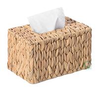 Water Hyacinth Wicker Rectangular Tissue Box Cover - Tall