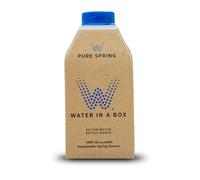 Water in a Box Flavoured Pure Spring Water 12 x 500ml Cartons | 100% Recyclable Packaging | Sustainably Sourced - Better Water for a Better World (Pure Spring)