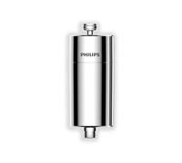 Philips In-Line Shower Filter Chrome Compact Removes Chlorine/Impurities, 8L/Min