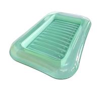 Water Inflatable Lounger - Premium Thickened Pool Bed Chair with Adjustable Headrest Support, Ergonomic Curved Design Floating Mat | Summer Pool, Lake, Backyard, Camping, Party,