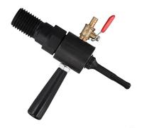 Water Injection Adapter for Electric Hammer Drill - Core Bit Connection Converter with 1-1/4"-7 UNC Male Thread, Compatible with & for SDS(A)