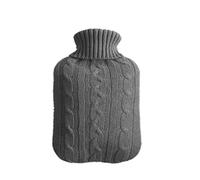 Water Injection Rubber Hot Bottle with Cover, Winter Warm Bag Hand Feet Warmer(Grey)