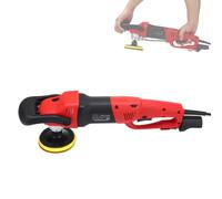 Water Injection Stone Polisher, Electric Wet Stone Grinder Sander Buffing Machine with Protective Cover, 6 Speed Variable, Spindle Lock for Concrete Granite Marble