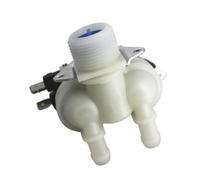 Water Inlet Double Valve Solenoid Valve ，Compatible For Haier，FPS135-270G 0024000126B Automatic Drum Washing Machine(WHITE)