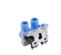 Water Inlet Fill Valve Compatible Universal Hot And Cold Temperature Washing Machine Double Head Water Inlet Valve 110v/220v Solenoid Valve(110V)