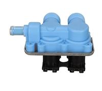 Water Inlet Valve Double Head PP, Washer Replacement Valve 220-240V Blue - Durable PP Material, Easy Installation, Compatible with Multiple Models