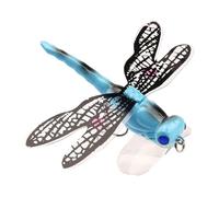 Water Insect Fishing Lures - Pseudo-dragonfly Baits, Widely Use Triple Hook | Simulation Fly Trap Tackle for Riverbank Lake Lake Saltater Coastal Area Area