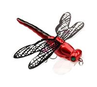 Water Insect Fishing Lures - Pseudo-dragonfly Baits, Widely Use Triple Hook | Simulation Fly Trap Tackle for Riverbank Lake Lake Saltater Coastal Area Area