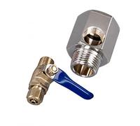 Water Intake 3/8 Inlet + 1/4 Thread Wrench for Reverse Osmosis Equipment. “T” Socket to Power the Reverse Osmosis Equipment to Connect to a 3/8 Hose and Water Intake with a 1/4 Outlet. Bbagua.