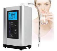 Water Ionizer and Water Purifier Machine,PH 3-11 Alkaline Acid Water Machine,Up to -570mV ORP, 8000 Liters Per Filter,7 Water Settings,Auto-Cleaning,Intelligent Voice,Silver