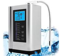 Water Ionizer,Water Purifier Machine,Ph 3.5-10.5 Alkaline Acid Water Machine,Auto-Cleaning,for Kitchen, Dining Room (Silver)