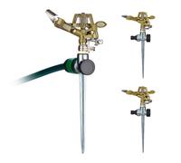 Water Irrigation Sprinkler Head Impulse Base Garden Lawn Outdoor 15m Spray Range