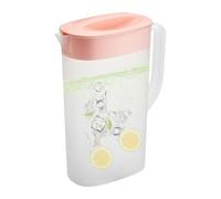 Water Jar for Fridge - 2500ml Lemonade Container Ice Water Pitcher | Heat Cold Resistant Fridge Jug | for Soy Milk Coffee Iced Tea Juice Milk Eagle-Beak Mouth Spill-Free Pouring Drop-Proof Not Easily