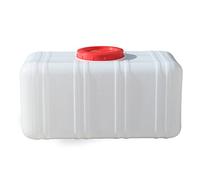 Water jerry can 25L/50L/100L/150L/200L Premium Portable Water Storage Outdoor Thick Plastic Jug Food Grade Water Carrier With Faucet，Perfect For Outdoors Camping Hiking Emergency（White）(Size:25L)
