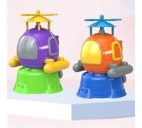 (Water jet helicopter) 25 water spray rocket baseball helicopter frog outdoor sprinkler toy lawn water play toy