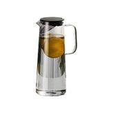 Water Jug 1.35L/1.8L Glass Water Pitcher with Lid and Handle Jug for Fridge Iced Tea and Coffee Carafe Beverage Serveware