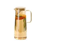 Water Jug 1.35L/1.8L Glass Water Pitcher with Lid and Handle Jug for Fridge Iced Tea and Coffee Carafe Beverage Serveware