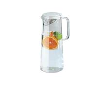 Water Jug 1.35L/1.8L Glass Water Pitcher with Lid and Handle Jug for Fridge Iced Tea and Coffee Carafe Beverage Serveware