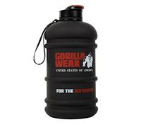 Gorilla Wear - Water Jug 2.2 L - Black - Leisure Sports Training for Liquid Water Hydration Strength Training After Workout with Logo Print Easy to Handy