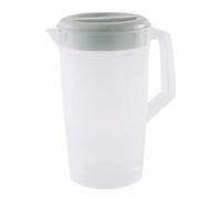 Water Jug with Lid Plastic Fridge Jug Milk Jug with Lid Pitcher Container for Party Tea Juice Ice Hot Water 0.66 Gallon/2.5 L Blue