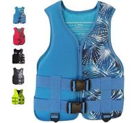 Water Kayaking Jacket, High Buoyancy Swim Vest with Adjustable Safety Strap for Boating, Fishing, Surfing and Outdoor Water Sports