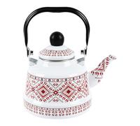 Water Kettle | 2.5L Enamel Vintage Teakettle,Stylish Stove Top Tea Kettle | for Kitchen Dorm Apartment Picnic Camping Yards Porches Gardens Lawn Party