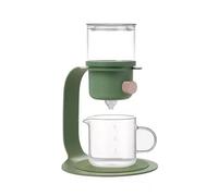 Water Kettle Lazy teapot, Modern Flower, drip Coffee Pot Teapot(Green)