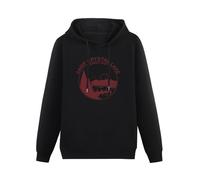 Water Kissing Men's Cotton Hooded Camp Crystal Lake Movie Summer 1980 Cool and breathable Black L