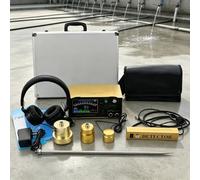 Water Leak Alarm with Adjustable Frequency 200-3000Hz, High Sensitivity, Digital Display & Headphone for Construction Sites