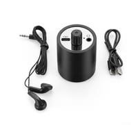 Water Leak Detection Tool Professional Sound Analyzer for Home Plumbing - Sensitive Pipe Inspector Black 61x35mm
