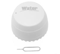 Water Leak Detector, for Tuya ZigBee Alarm Systems, Real-time Flood Sensor, 1 mm Immersion Detection, Remote Alarm and Valve Shutdown for Smart Home Security