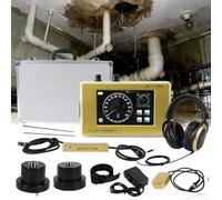 Water Leak Detector for Underground Pipe Leakage Monitoring with Digital Display and Carrying Case, Detects Leaks up to 4m Deep for Construction Pipelines