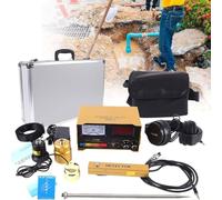 Water Leak Detector Kit - Professional Listening Device with Digital Display, 3m Detection Depth, Earphones & Carrying Case for Construction and Home Use