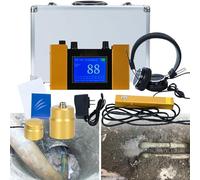 Water Leak Detector, Non-Destructive Underground Monitor Tool with Digital Display for Home and Pool, Includes Noise-Canceling Headphones & Portable Case