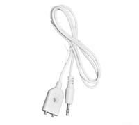 Water Leak Detector Probe 2m Flexible Sensing Cord with NO Output - Wired Flood Sensor for Smart Home Automation - ABS Housing for Laundry Room Washer Protection(1mDC head)