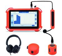 Water Leak Detector - Professional Underground Pipe Locator with 0.5-3m Detection Depth, 7" HD Touchscreen, Intelligent Noise Reduction for Indoor & Outdoor Use